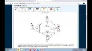 Simple circuit simulation in virtual labs