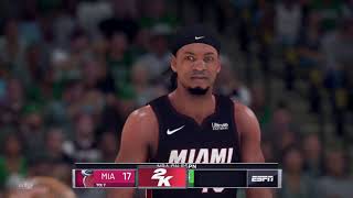 NBA 2K21   Next Gen Emulation   Celtics vs Heat   Tristan Thompson CELTIC DEBUT!