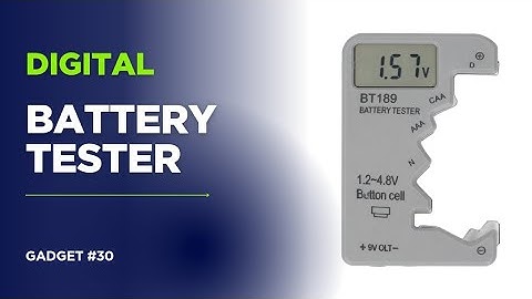 Universal Battery Tester: Compact & Portable LCD Display Checker