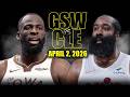 Golden State Warriors vs Cleveland Cavaliers Full Game Highlights – April 2, 2026 | NBA Season