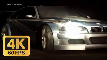 Need For Speed Most Wanted E3 2005 Trailer (Remastered 4k 60FPS AI)
