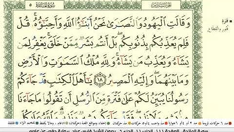 فارس عباد سورة المائدة مكتوبة