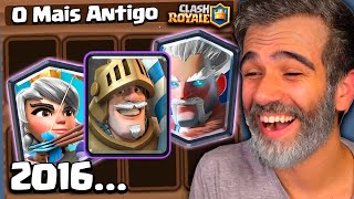 JOGUEI COM O DECK MAIS ANTIGO DO CLASH ROYALE E... FUNCIONOU!!