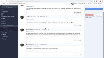 Features on ManageBac