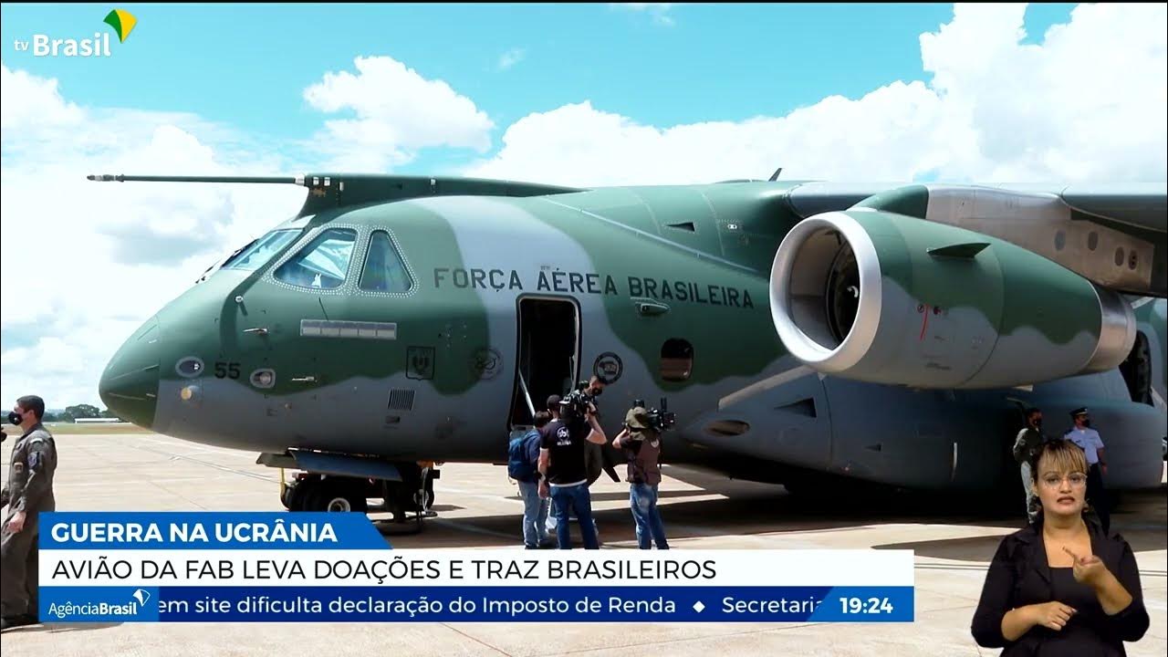 Avião da FAB leva ajuda humanitária para a Ucrânia e resgata