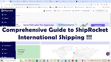 Comprehensive Guide to ShipRocket International Shipping !!!