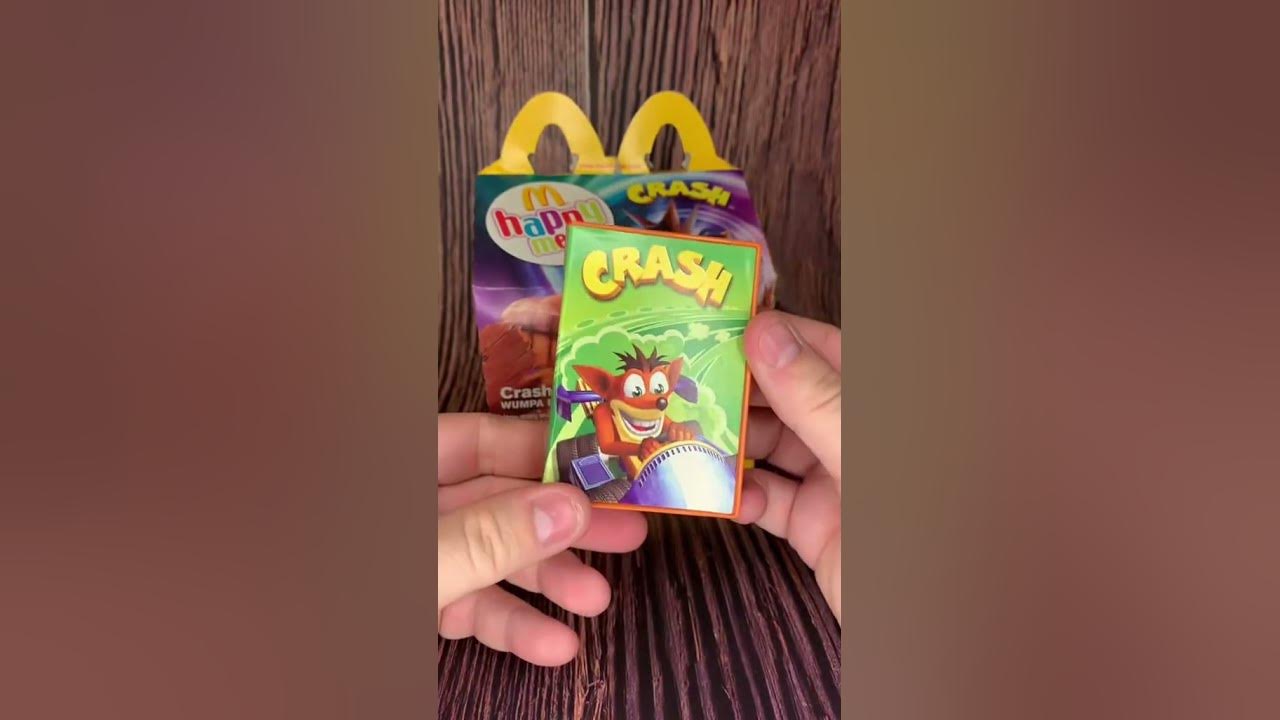 McDonald Crash Hand Held Game #mcdonalds #happymealtoy #mcdonaldtoy #90skids #90sthrowback #crash #C