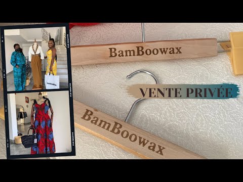 VENTE PRIVÉE BAMBOOWAX