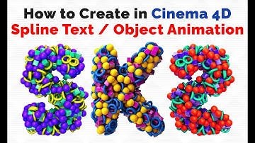 How to Create Spline Text / Object Animation in Cinema 4D - Tutorial