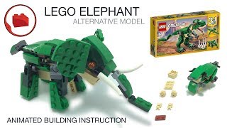 31112 Elephant Alternative Build MOC Instructions PDF 