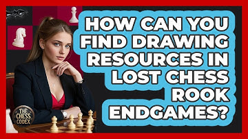 How Can You Find Drawing Resources In Lost Chess Rook Endgames? - The Chess Codex