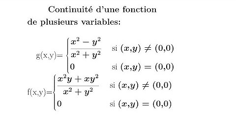 Université: Continuité de fonction à double variables. #continuité #plusieurs_variables#fonction