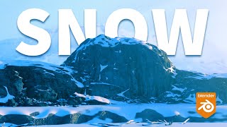 How To Make a Procedural Snow Scene in Blender. Full Walkthrough Tutorial