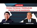 FORO: Formulación y Evaluación de Fichas Técnicas y Perfiles de Proyectos de Inversión