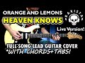 Heaven knows  orange and lemons  rakista radio live version  covertutorial with tabs  chords