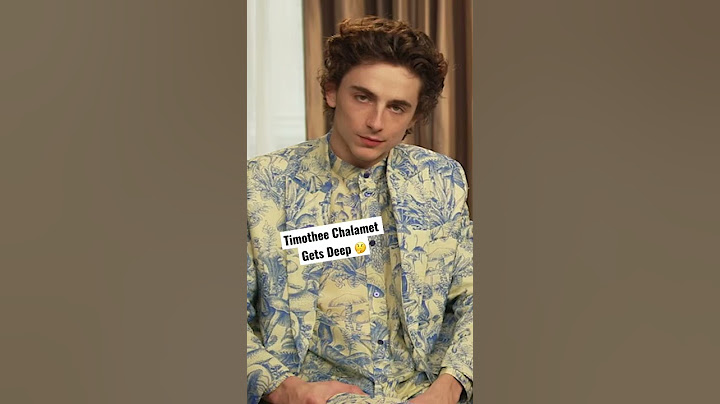 Timothee Chalamet Gets Philosophical… And Zendaya Just Laughs At Him 😂