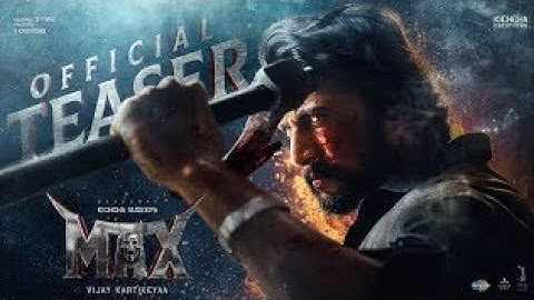 MAX (Hindi) - Official Teaser | Baadshah Kichcha Sudeep | Vijay Kartikeyaa |B Ajaneesh Loknath #Osam