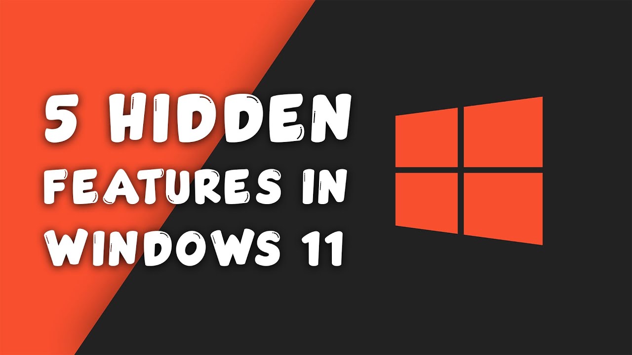 5 Hidden Features in Windows 11 You Did not Know About 😱 - YouTube
