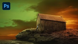 How to Add Dramatic Landscape in Photoshop - Photo Manipulation
