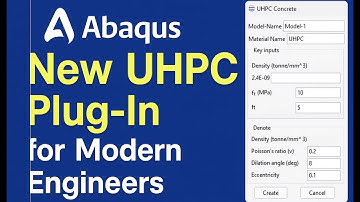 Introducing the UHPC Plug-In for Abaqus: Smarter Material Simulation