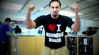 Rebecca Black Dancing In Apple Store To Friday
