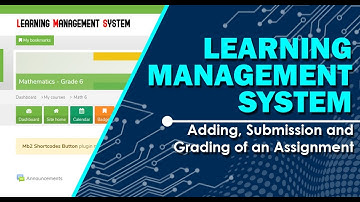 How to Add, Submit, and Grade an Assignment in Learning Management System?