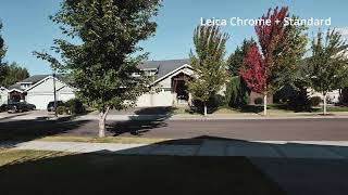 Standard Preset vs I-LOG with preset (sharpened, add contrast, warmed image)