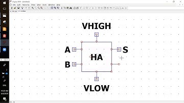 LTSpice Half Adder Simulation