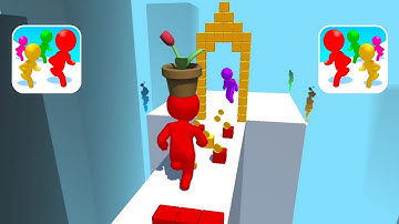 Color Run Stickman 3D Gameplay (iOS & Android) Walkthrough Part 42