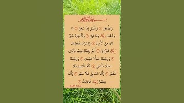 سورة الضحى بصوت مريح #اكسبلور #duet #الله