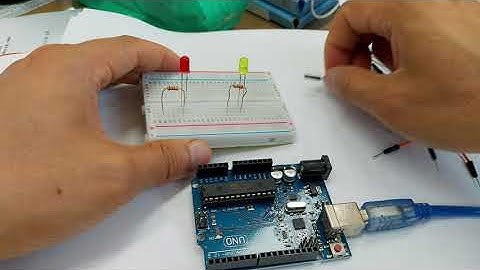 아두이노+브레드보드, LED 연결하는 방법
