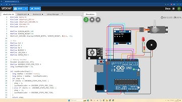 KEREN 🔐Tutorial Membuat Sistem Kunci Pintu Digital Menggunakan PIN Rotary Encoder di simulator WOKWI