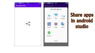Android Studio | Make A Share Android Application Link