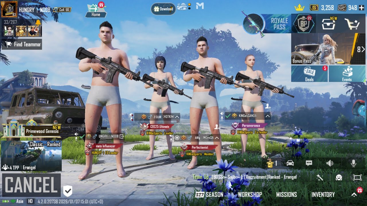 PUBG NEW UPDATE LIVE 🔴 NOOBOSS GAMING - GAMERZ PRIME