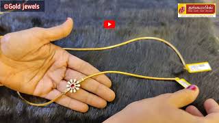 Diamond thali Mugappu Chains |Diamond Jimikki | Diamond pendant collection | thangamayil jewellery screenshot 1