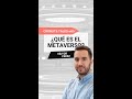 ¿QUÉ ES EL METAVERSO?