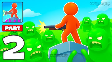 Z Bunker 3D Gameplay Walkthrough Deel 2 - Tutorial Vecht Zombie Oorlog Legercommandant (Android, ...