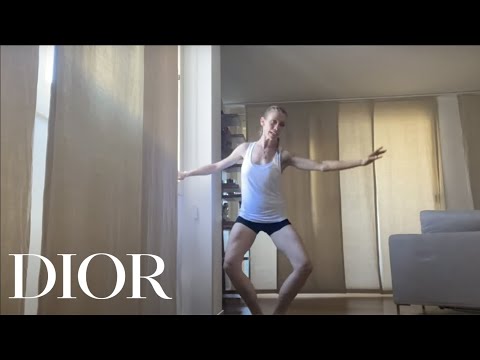 Principal dancer Eleonora Abbagnato teaches ballet movements