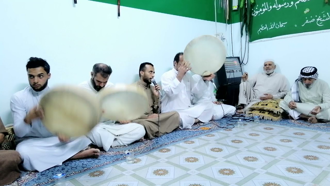 المنقبة النبوية الشريفة بصوت المداح كاظم ابومحمد والمداح حازم الحمره في تكية الشيخ صفر