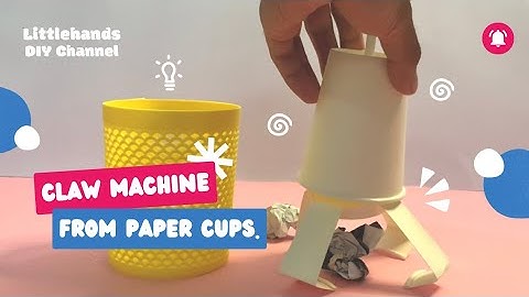 DIY Homemade Claw Machine | Paper Cups Claw Machine | Easy Steps | Fun Games DIY