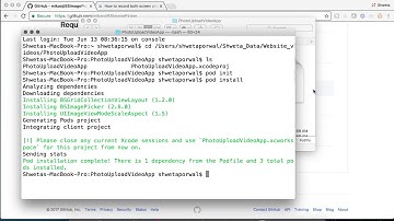 How to install any third party framework / library using Cocoa pods in iOS Xcode using Swift 3.0