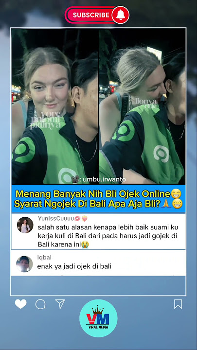 Bule Cantik Peluk Abang Ojol Di Bali #bulecantik #ojol #shorts