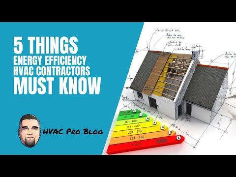 5 Things Energy Efficiency HVAC Contractors Must Know