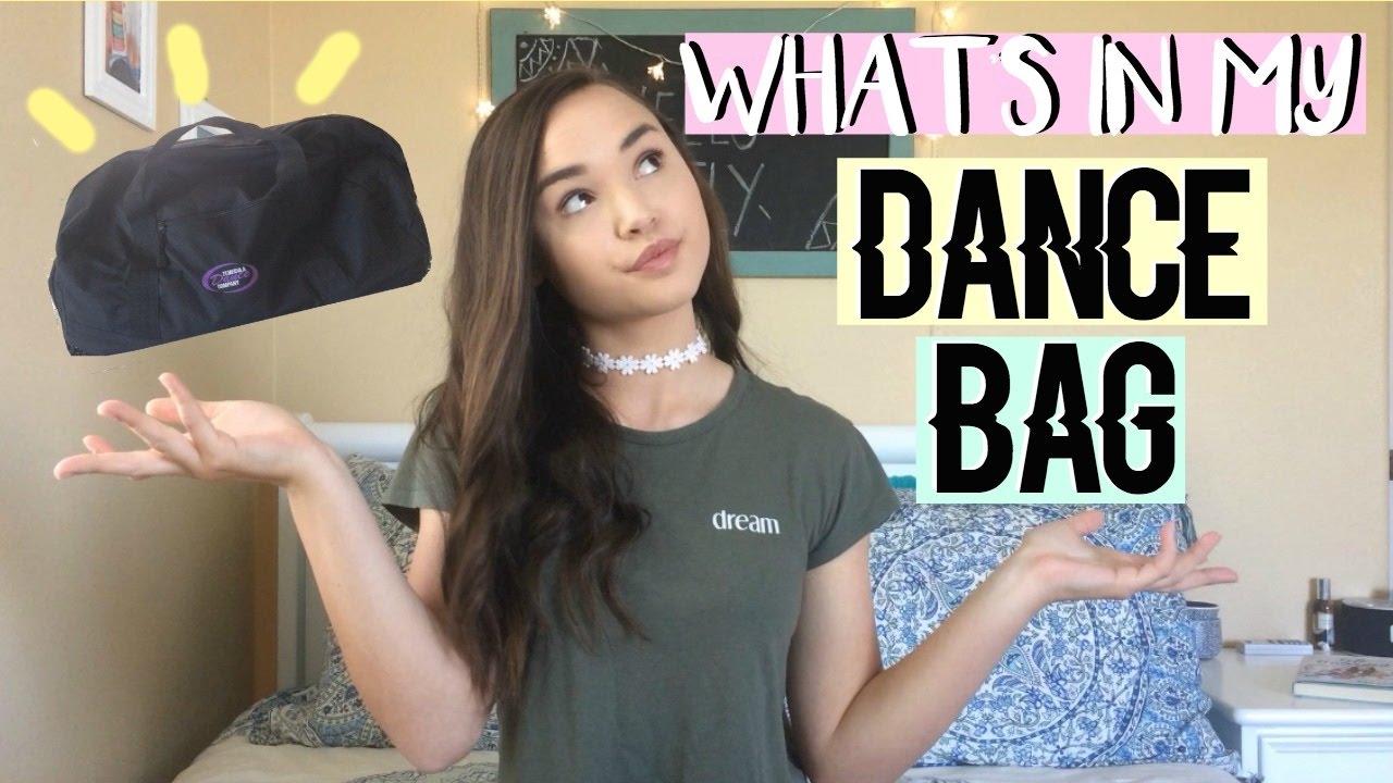 WHAT I KEEP IN MY DANCE BAG! | Mandi Grace