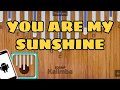 You are my sunshine  kalimba app tutorial