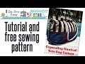 Sew an expanding nautical tote bag Pt 2