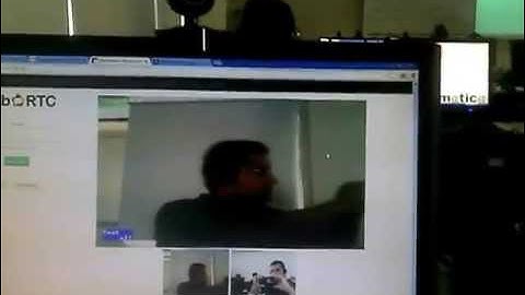 WebRTC Telepresence test