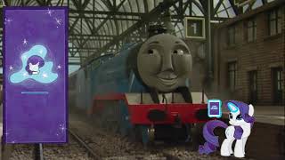 Rarity Showing Gordon The Big Engine Her New App, Rari-Fied