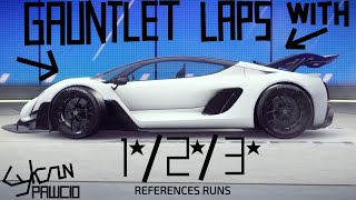 Asphalt Legends - Gauntlet Laps Ep. 34 - Czinger 21C on 1*/2*/3* screenshot 3