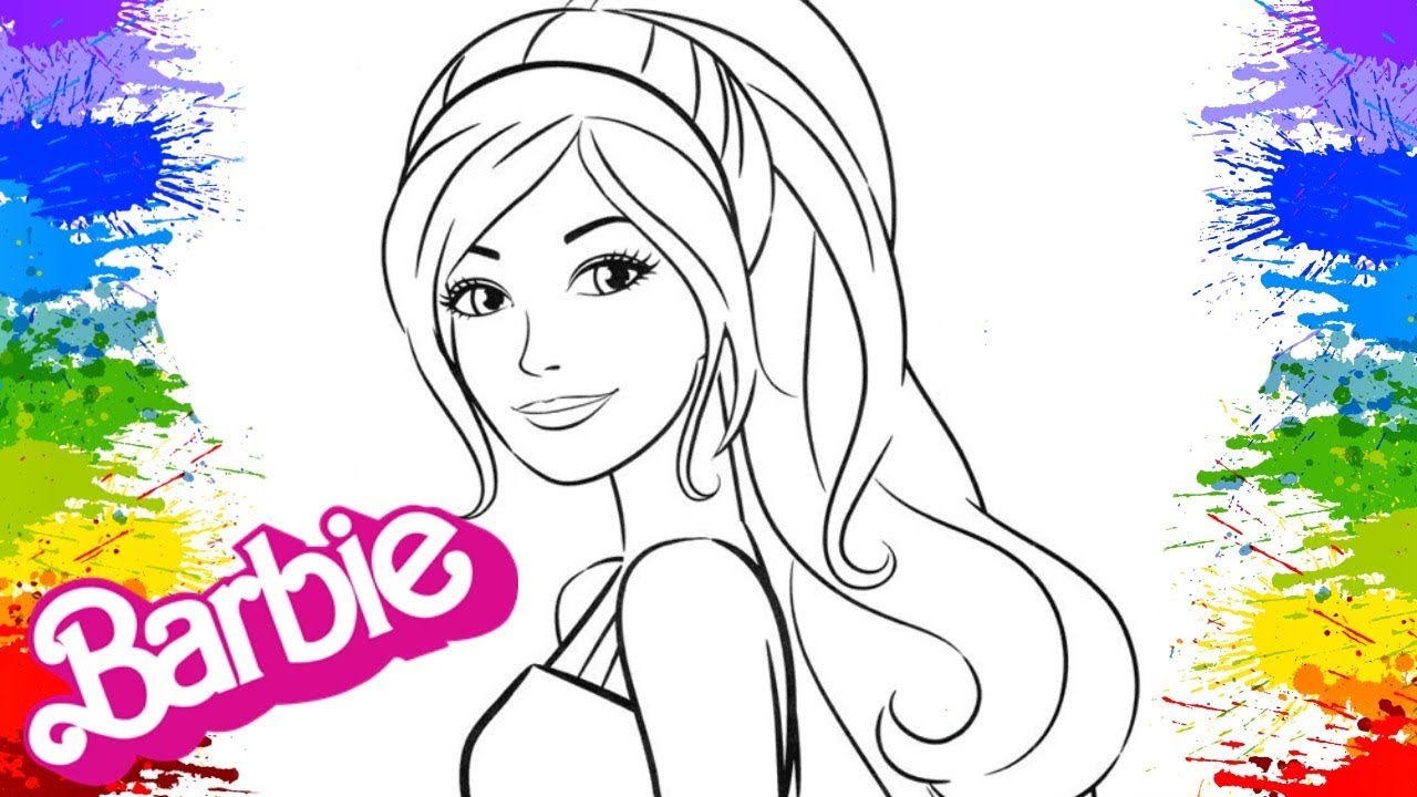 30 Desenhos da Barbie princesa para colorir! –